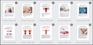 Womens Health Premium Medical PLR Content Screenshot